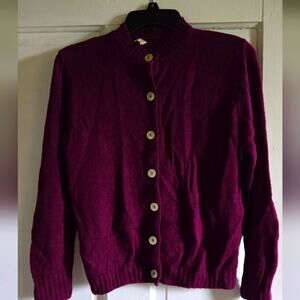 Vintage 100% Orlon Acrylic Turbo cardigan, approx size M